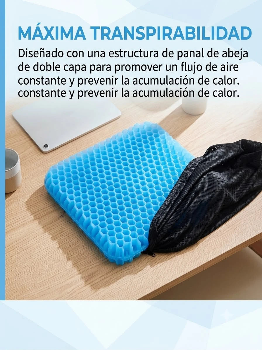 Cojín de Gel Transpirable para Asiento