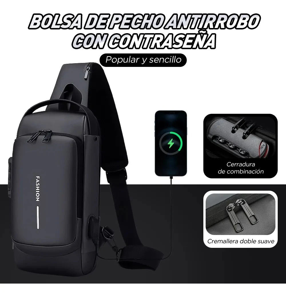 Mochila Antirrobo Puerto USB